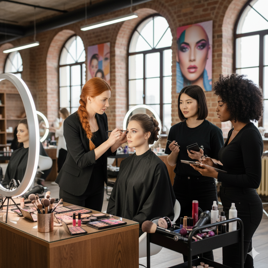 خدماتی که در آرایش و پیرایش زنانه آموزش داده می‌شود