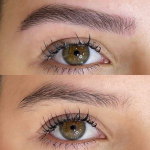 میکروبلیدینگ ابرو دردناک