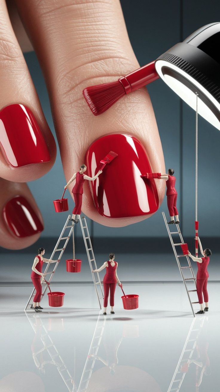 آموزش کاشت و طراحی ناخن