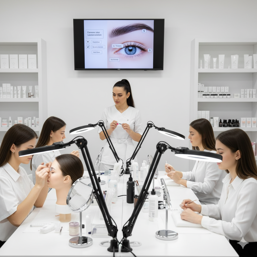 آموزش لیفت ابرو در تهران | آموزشگاه فنی و حرفه ای