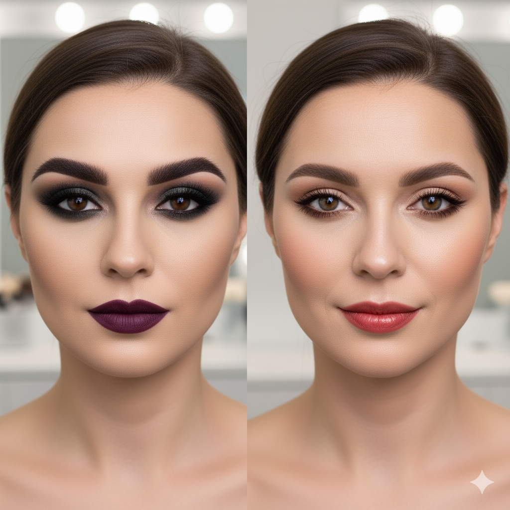 میکاپ از مد افتاده