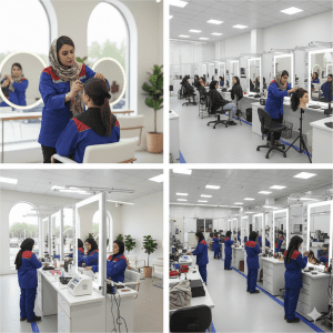 تفاوت کلاس فنی و حرفه ای ارایشگری با خصوصی