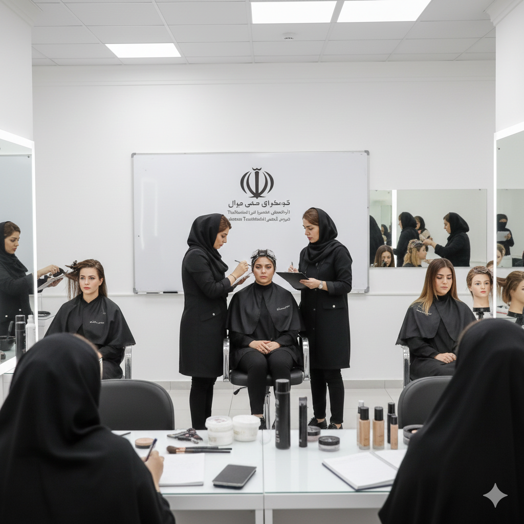 سوال و جواب ازمون رنگ و مش فنی و حرفه ای