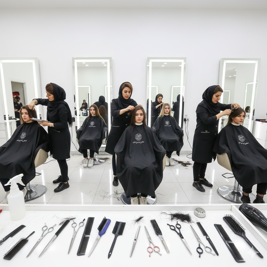 ۱۰۰ سؤال آزمون کوتاهی مو فنی و حرفه‌ای