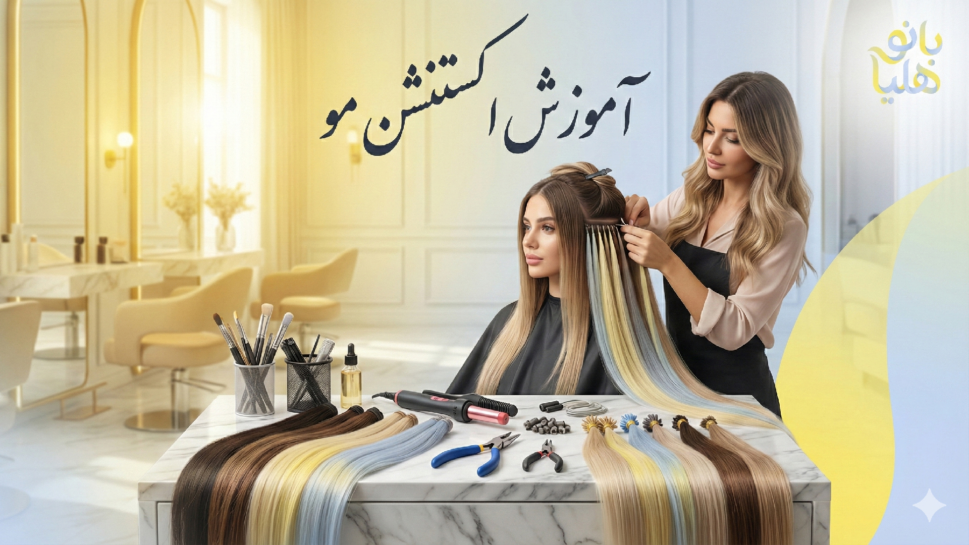 دوره آموزش آموزش اکستنشن مو در تهران