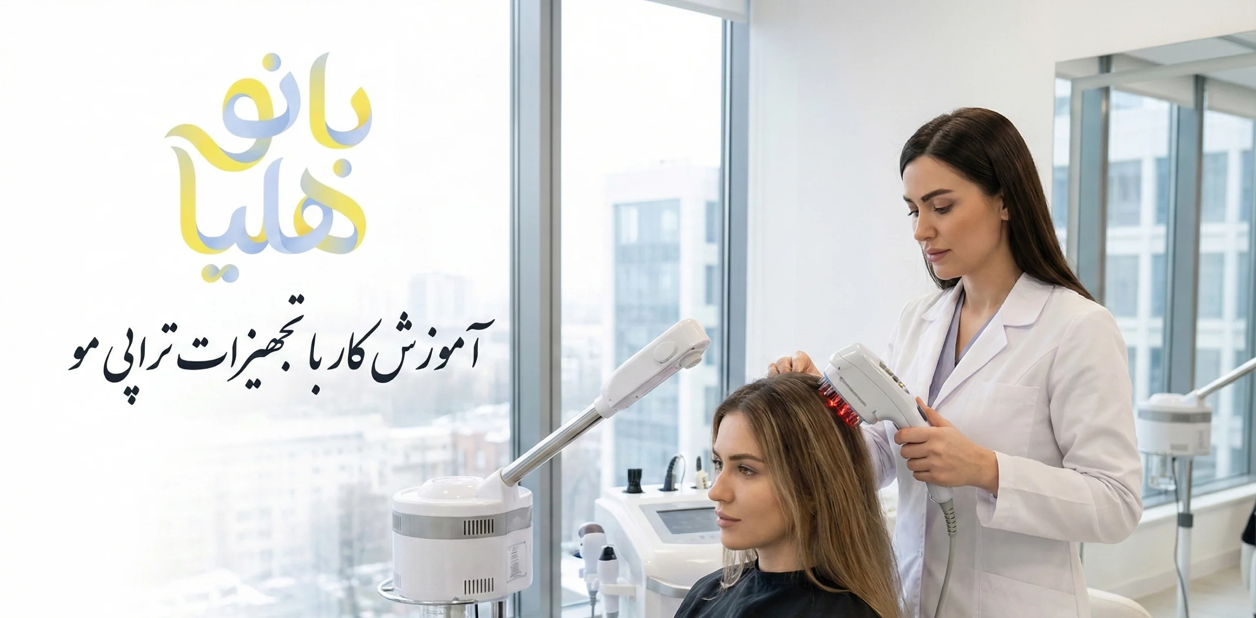 دوره آموزش دستگاه های تراپی و احیا مو در تهران