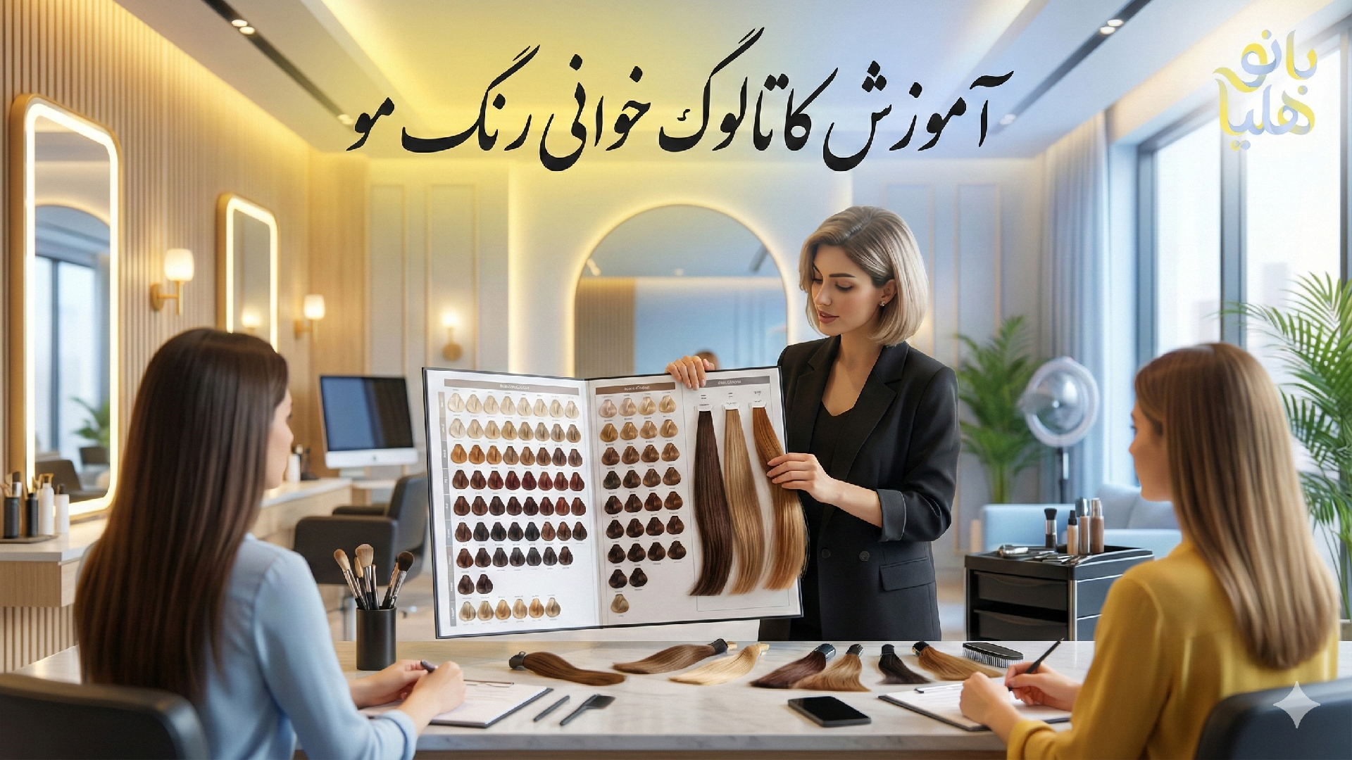 آموزش کاتالوگ خوانی رنگ مودر تهران