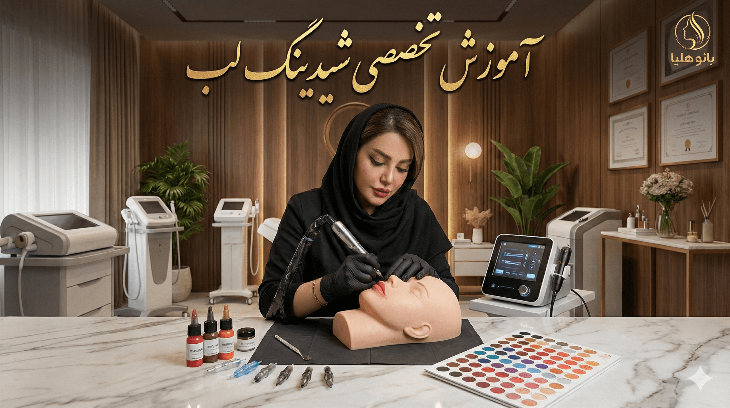 آموزش شیدینگ لب تهران