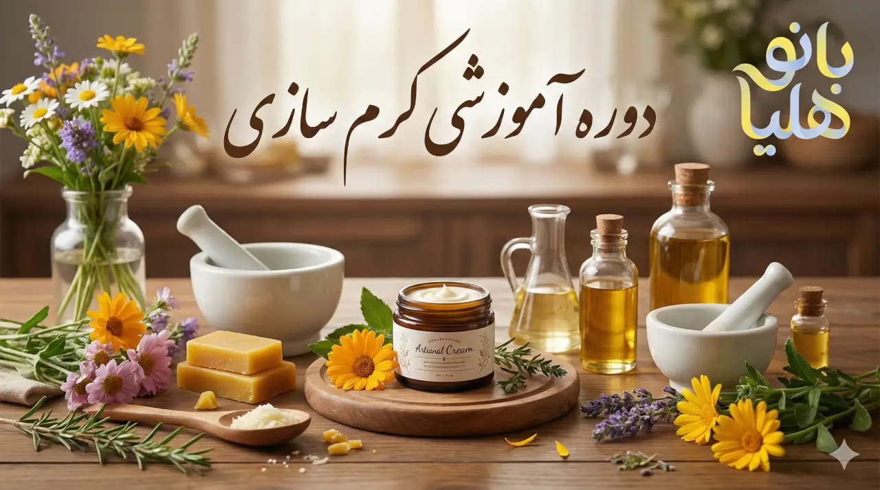 دوره آموزش ساخت کرم گیاهی و شیمیایی در تهران
