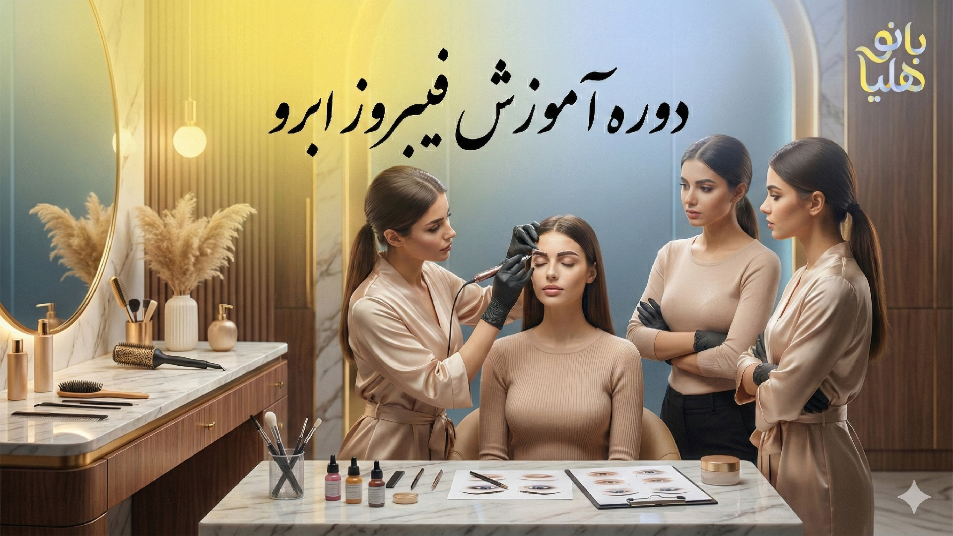 دوره آموزش فیبروز ابرو تهران