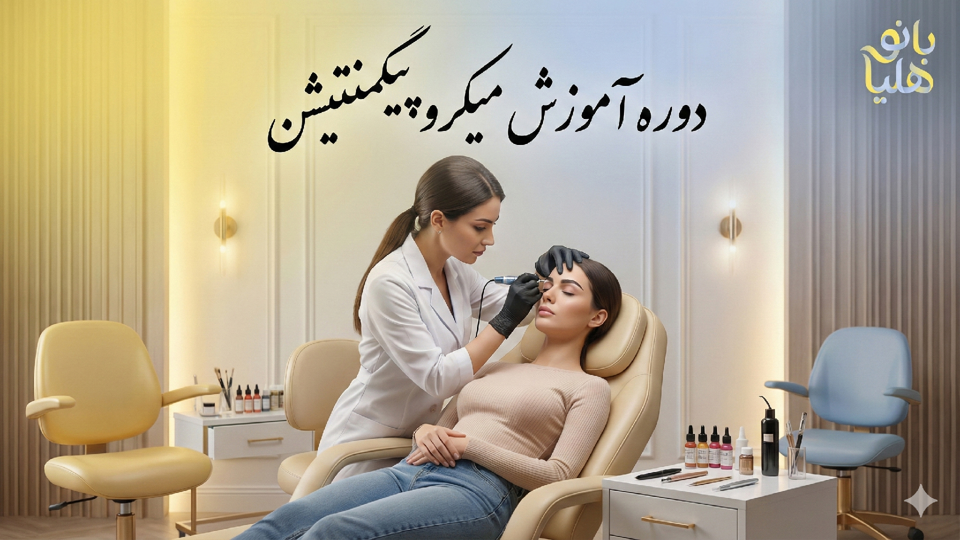 دوره آموزش میکروپیگمنتیشن ابرو در تهران